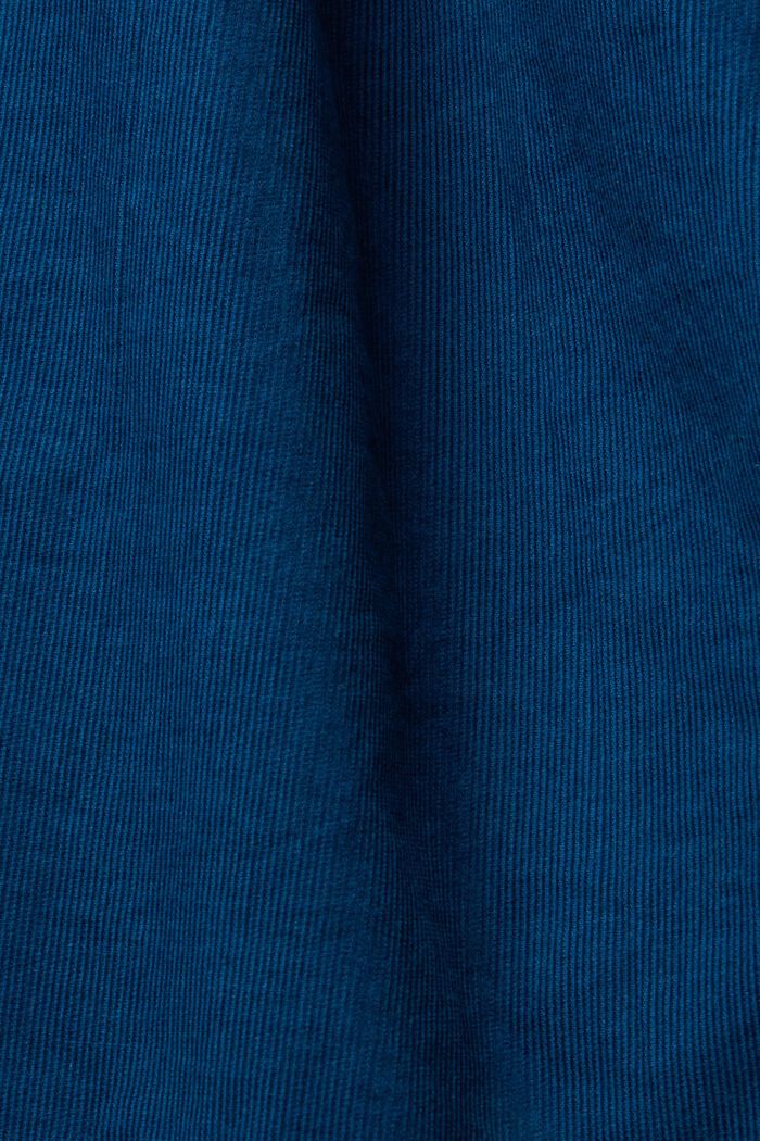 Button-Down-Hemd aus Cord, PETROL BLUE, detail image number 5