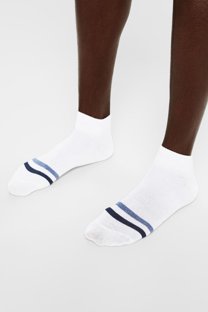 2er-Set Gestreifte Socken, WHITE, detail image number 1