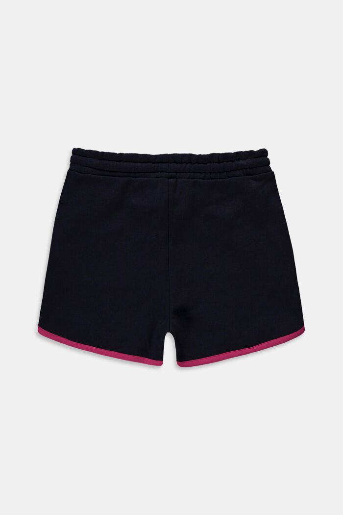 Shorts aus Baumwoll-Sweat, NAVY, detail image number 1
