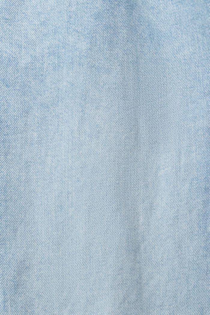Mit Hanf: Paperbag-Jeans, BLUE LIGHT WASHED, detail image number 4