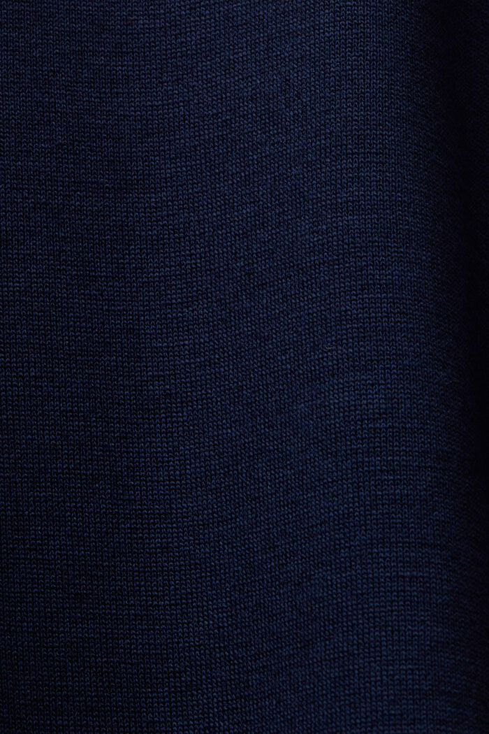 Jerseykleid mit Trichterärmeln, NAVY, detail image number 5