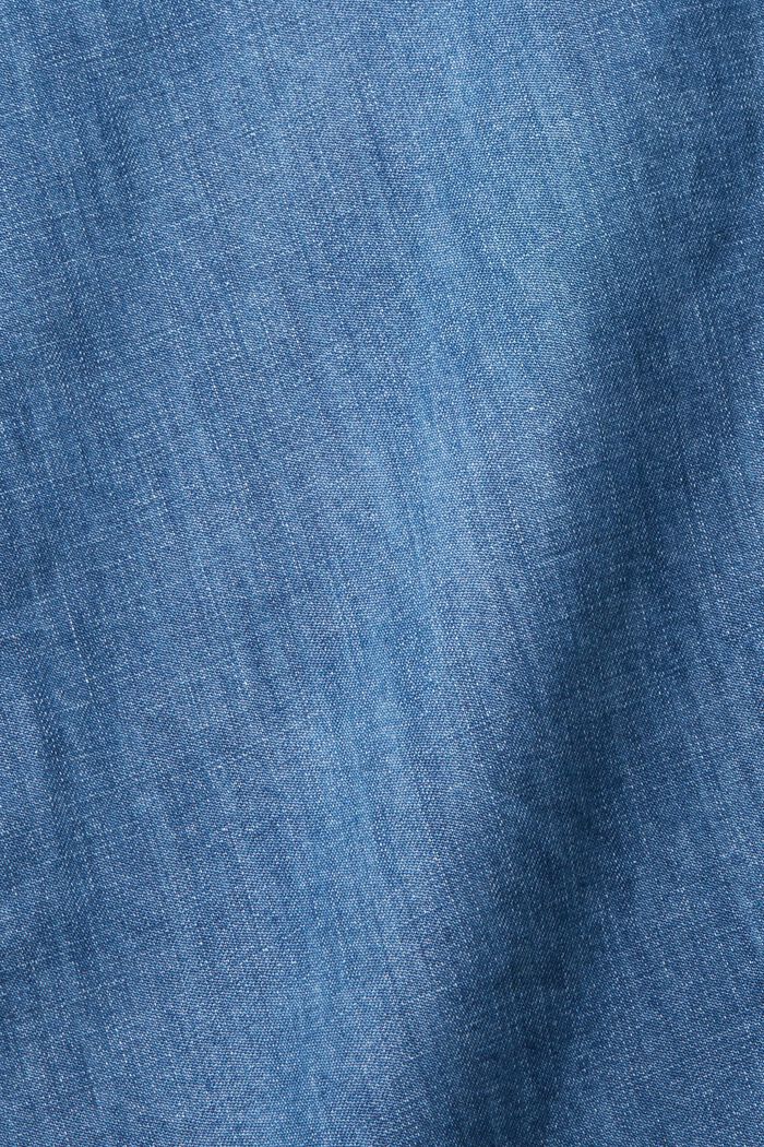Mit Hanf: Bluse aus Denim, BLUE MEDIUM WASHED, detail image number 1