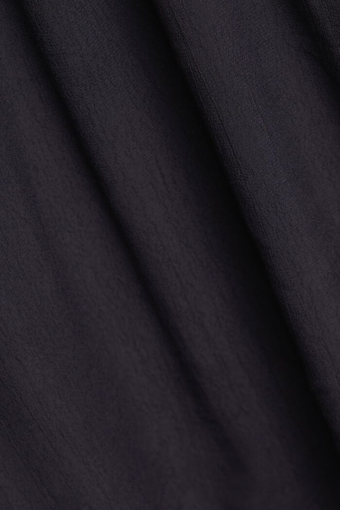 Bluse mit Spitzendetail, BLACK, detail image number 4