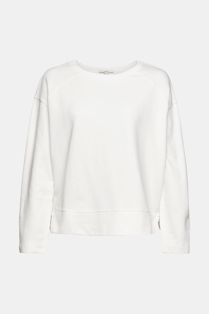 Sweatshirt aus reiner Baumwolle, OFF WHITE, detail image number 7