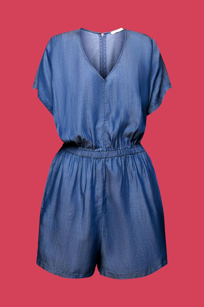 Overalls woven, BLUE MEDIUM WASHED, detail image number 5