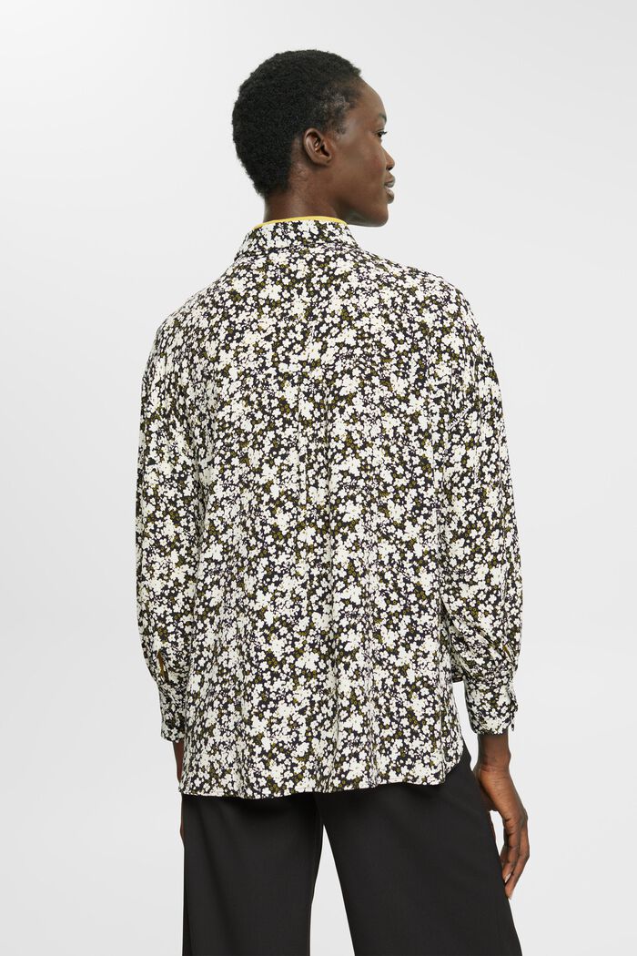 Bluse mit Blütenprint, BLACK, detail image number 4