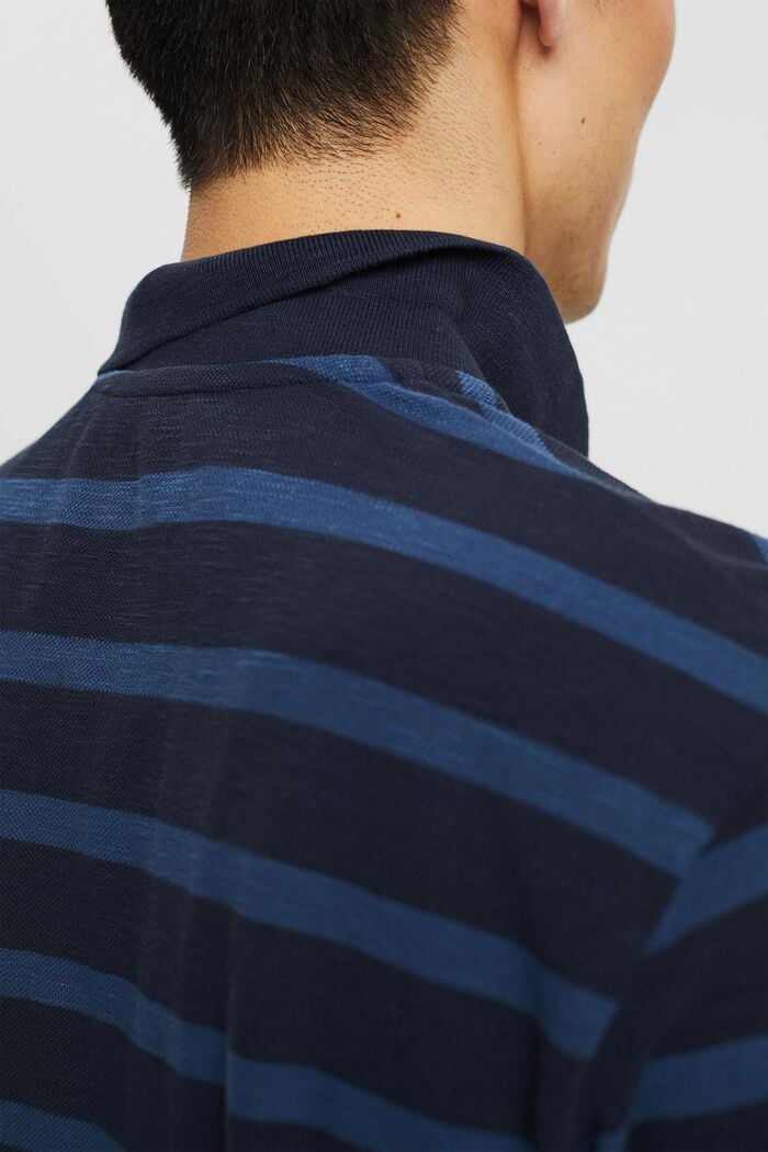 Polo-Shirt mit Streifen, NAVY, detail image number 1