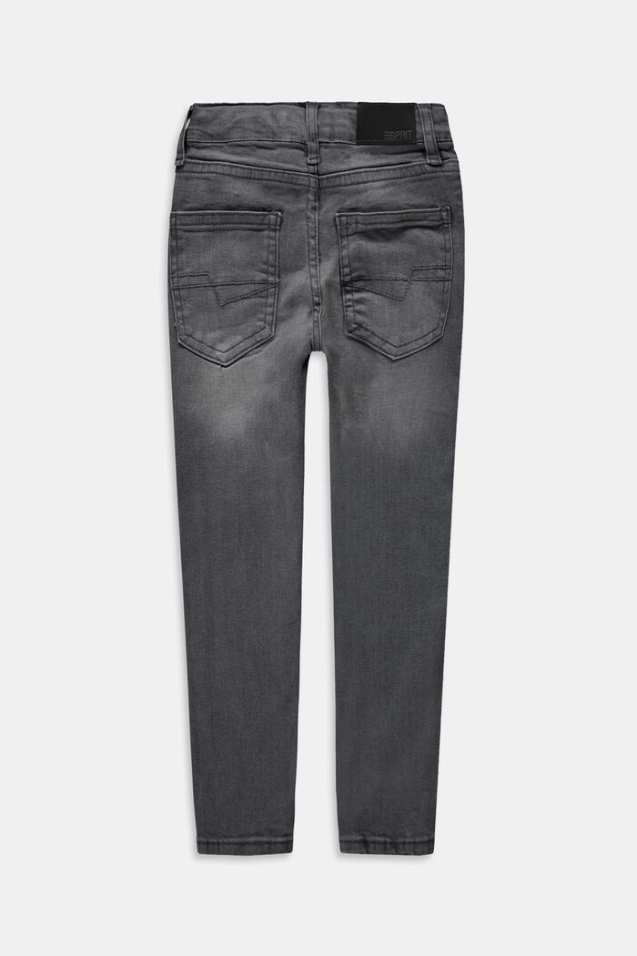 Jeans mit Verstellbund, GREY DARK WASHED, detail image number 1