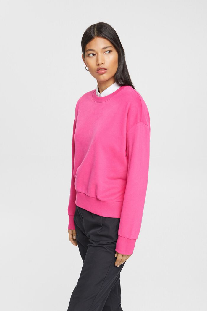 Sweatshirt im Relaxed Fit, PINK FUCHSIA, detail image number 1