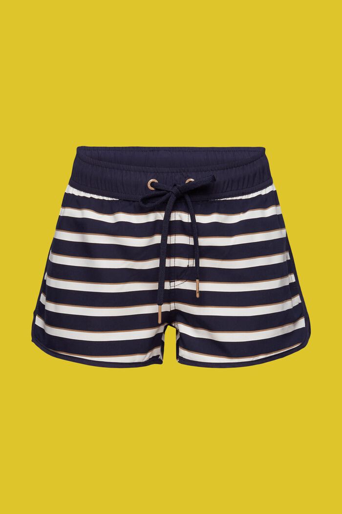Gestreifte Beach-Shorts, NAVY, detail image number 7