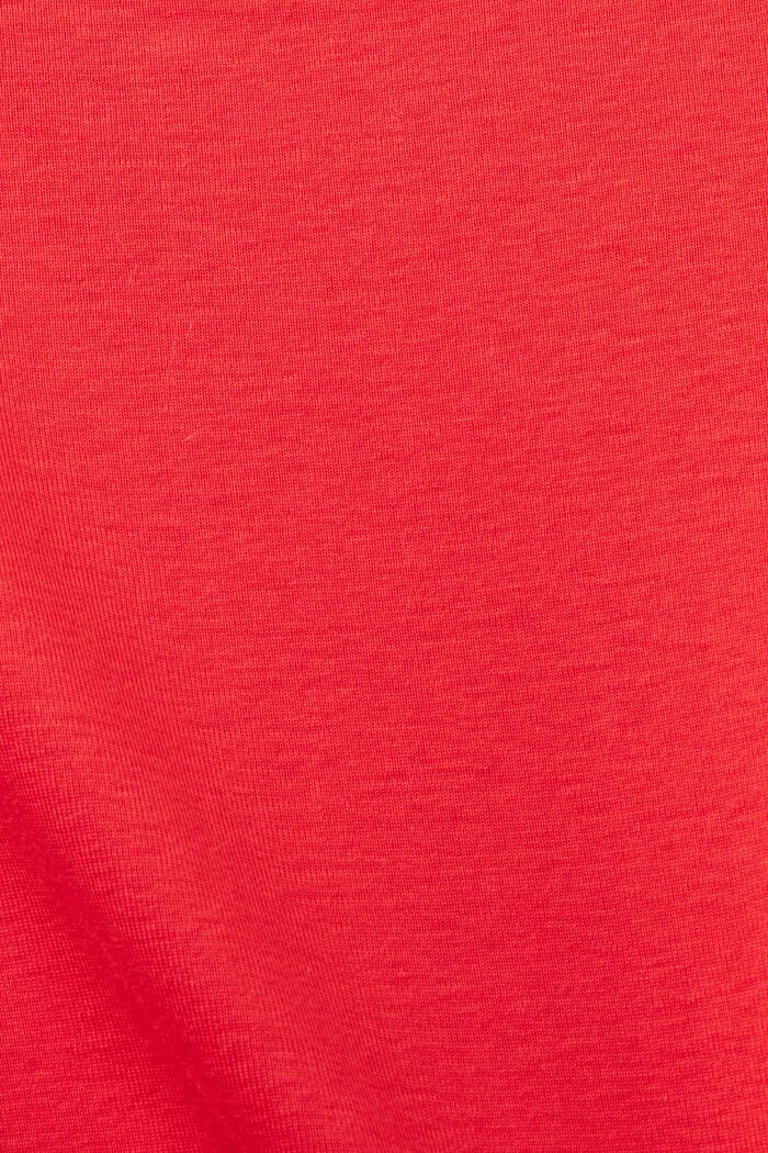 T-Shirt mit Logo aus Glitzersteinchen, RED, detail image number 6