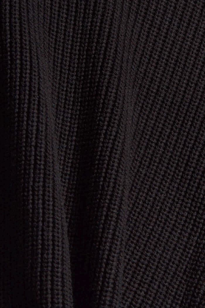 Bluse mit Smok-Details, LENZING™ ECOVERO™, BLACK, detail image number 4