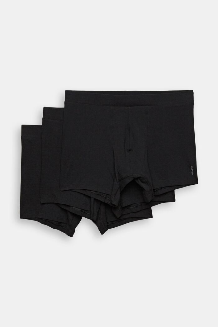 Multipack Herren-Shorts mit langem Bein aus Baumwollmix, BLACK, detail image number 1