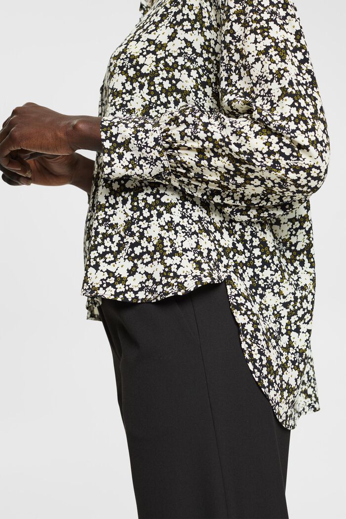 Bluse mit Blütenprint, BLACK, detail image number 3