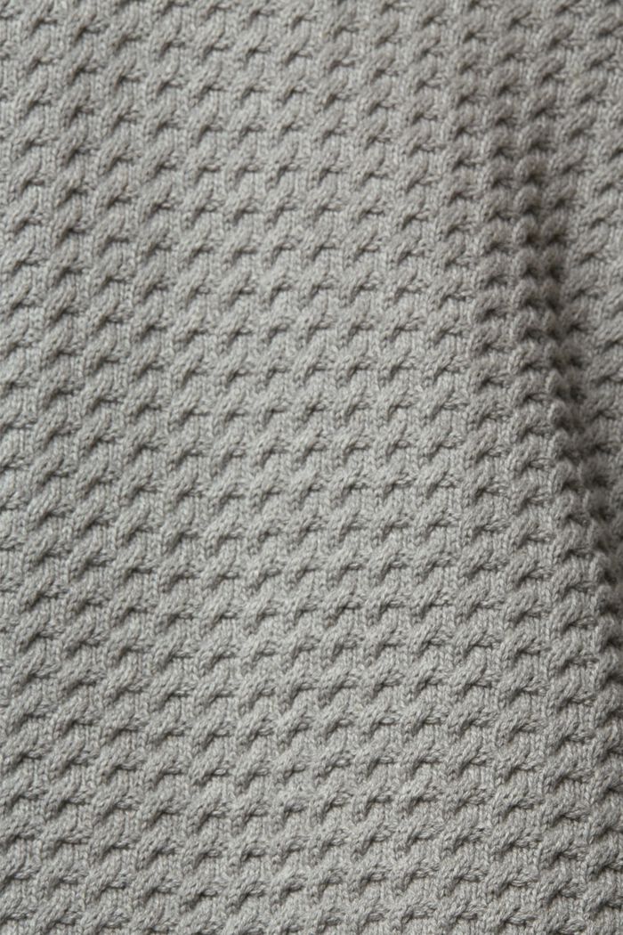 Pullover aus Strukturstrick, MEDIUM GREY, detail image number 5