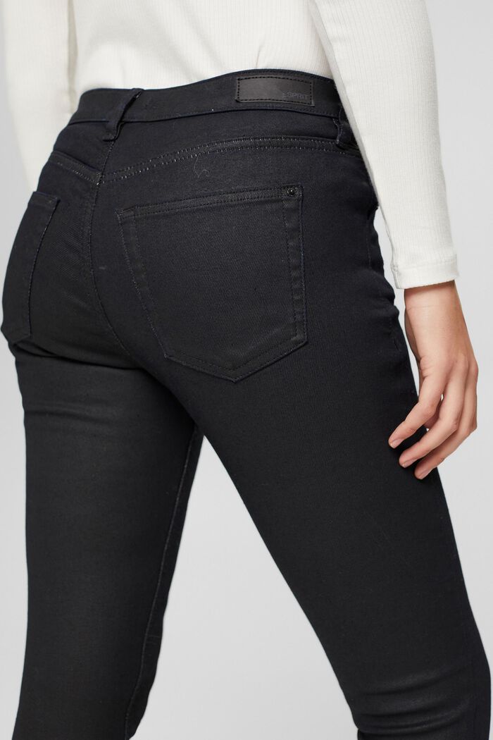 Jeans mit Zipper-Details, Bio-Baumwoll-Mix, BLUE BLACK, detail image number 5