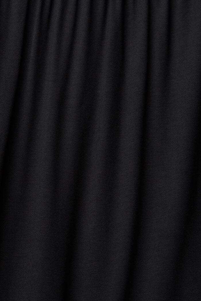 Midikleid aus Jersey, LENZING™ ECOVERO™, BLACK, detail image number 1