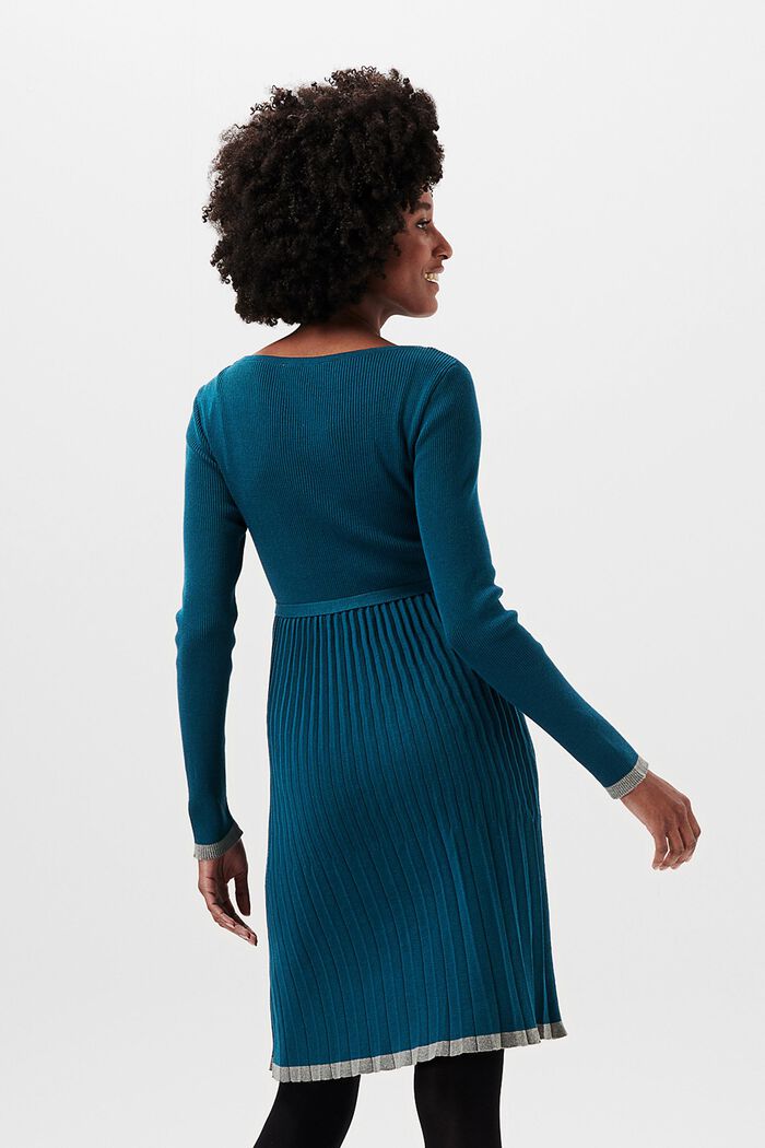 Dresses flat knitted, ATLANTIC BLUE, detail image number 1