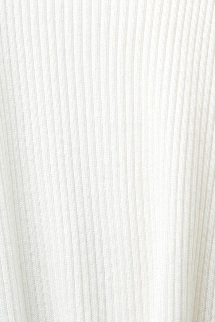 Rippstrick-Cardigan, OFF WHITE, detail image number 4
