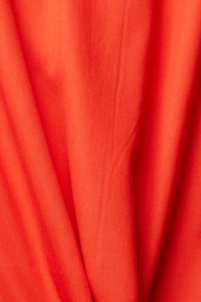 Kleid mit Kordelzug, TENCEL™, ORANGE RED, detail image number 5