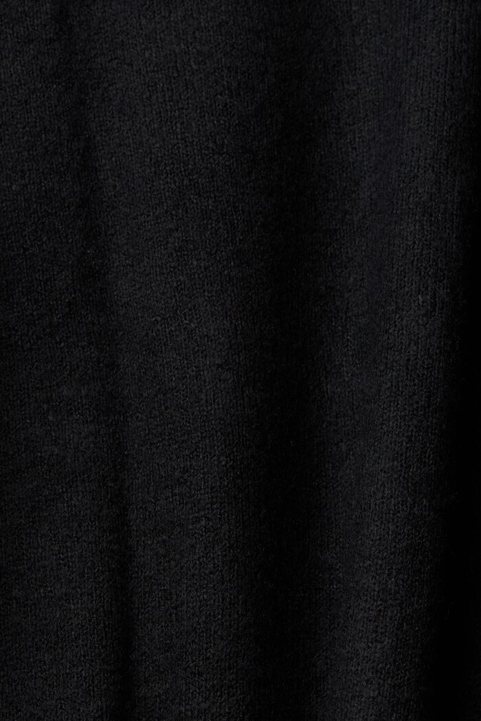 Rollkragenpullover aus Strick, BLACK, detail image number 1