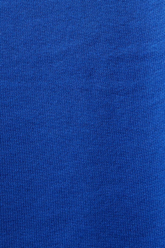 Pullover mit Bootausschnitt, BRIGHT BLUE, detail image number 4