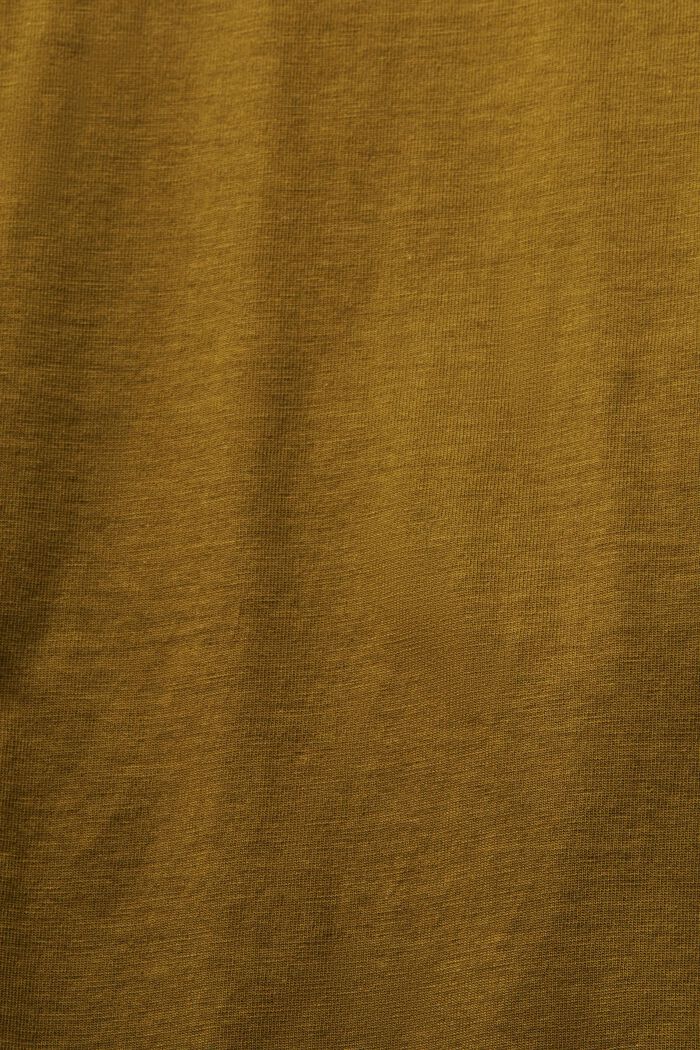 T-Shirt aus Bio-Baumwoll-Jersey, OLIVE, detail image number 5