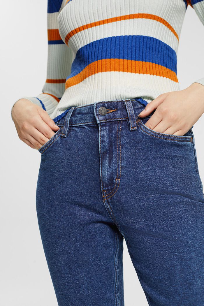 Mom-Fit-Jeans, BLUE DARK WASHED, detail image number 2