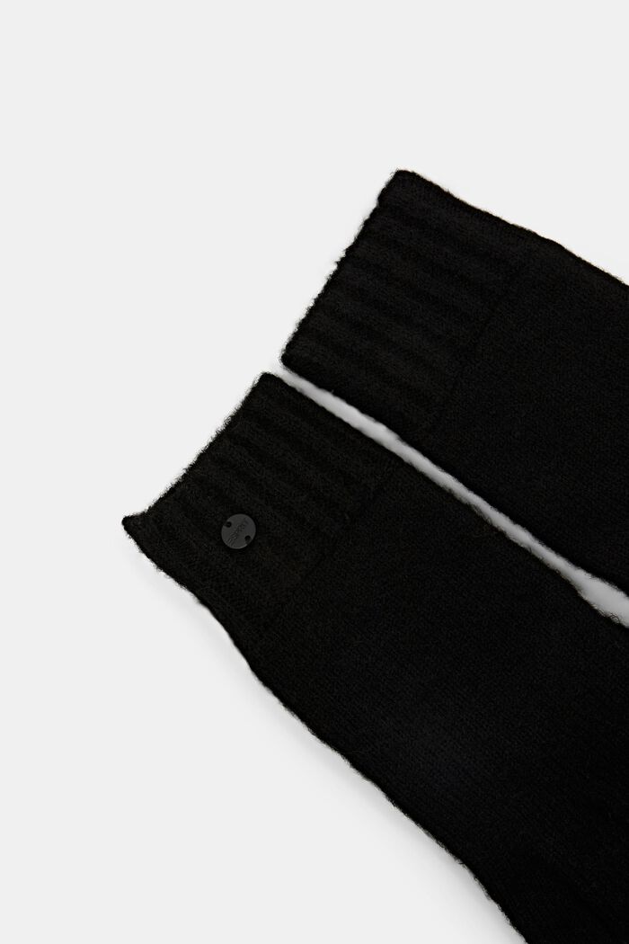 Rippstrick-Handschuhe, BLACK, detail image number 1