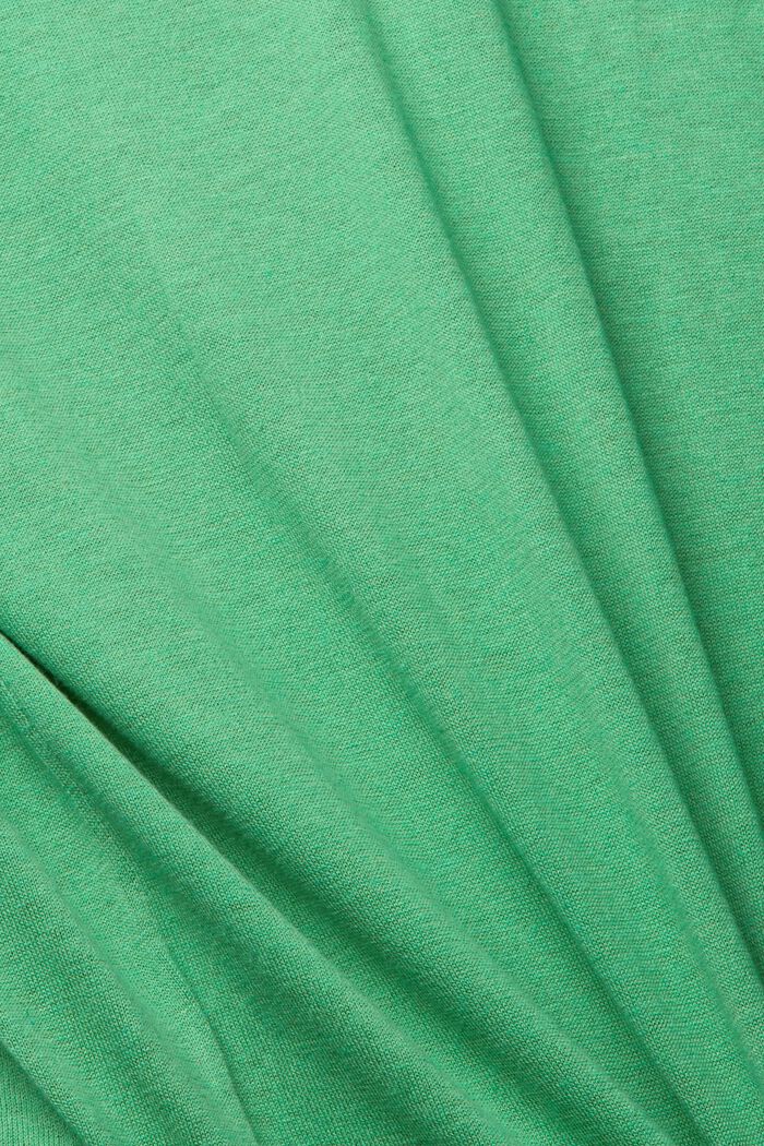 Mit TENCEL™: Langärmeliges Poloshirt, GREEN, detail image number 1