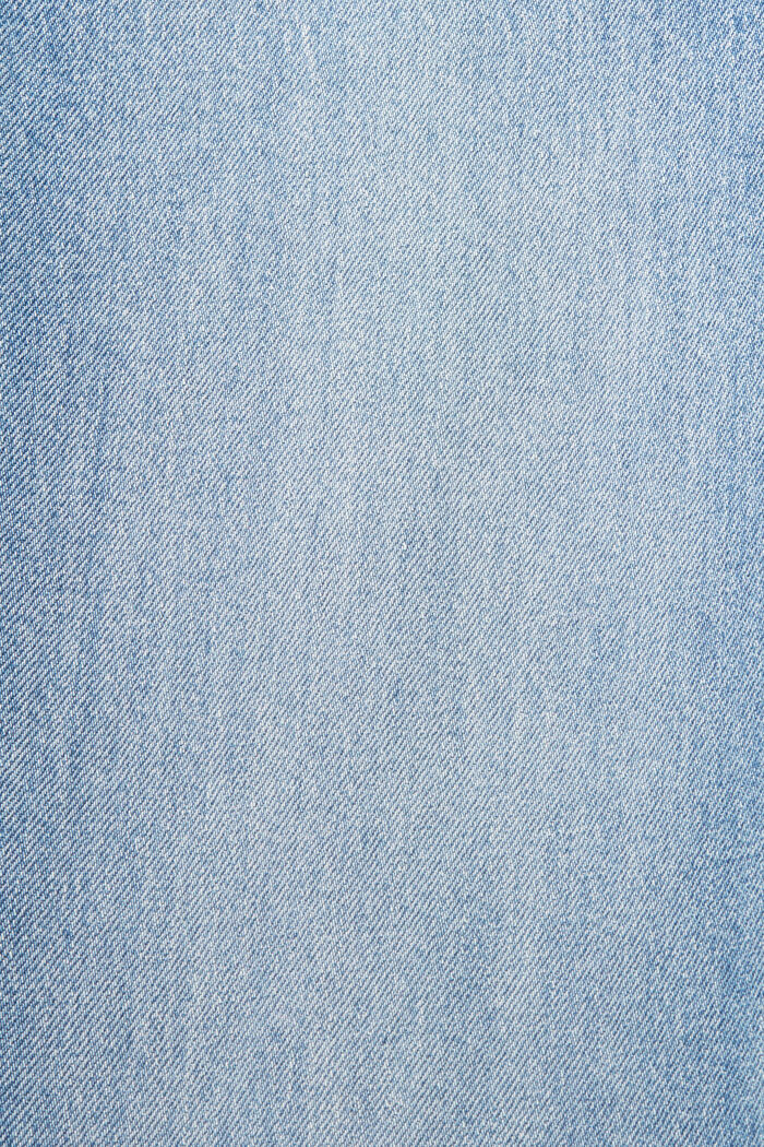 Verkürzte Jeans mit fixiertem Umschlag, TENCEL™, BLUE LIGHT WASHED, detail image number 6
