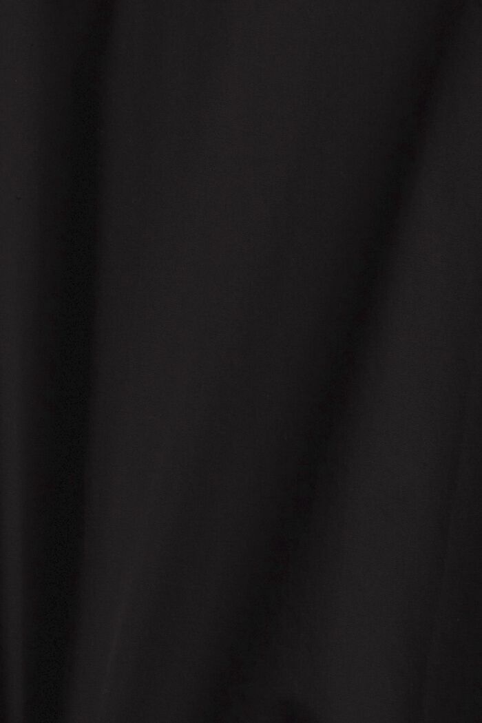 Hemdblusenkleid aus Baumwoll-Stretch, BLACK, detail image number 4