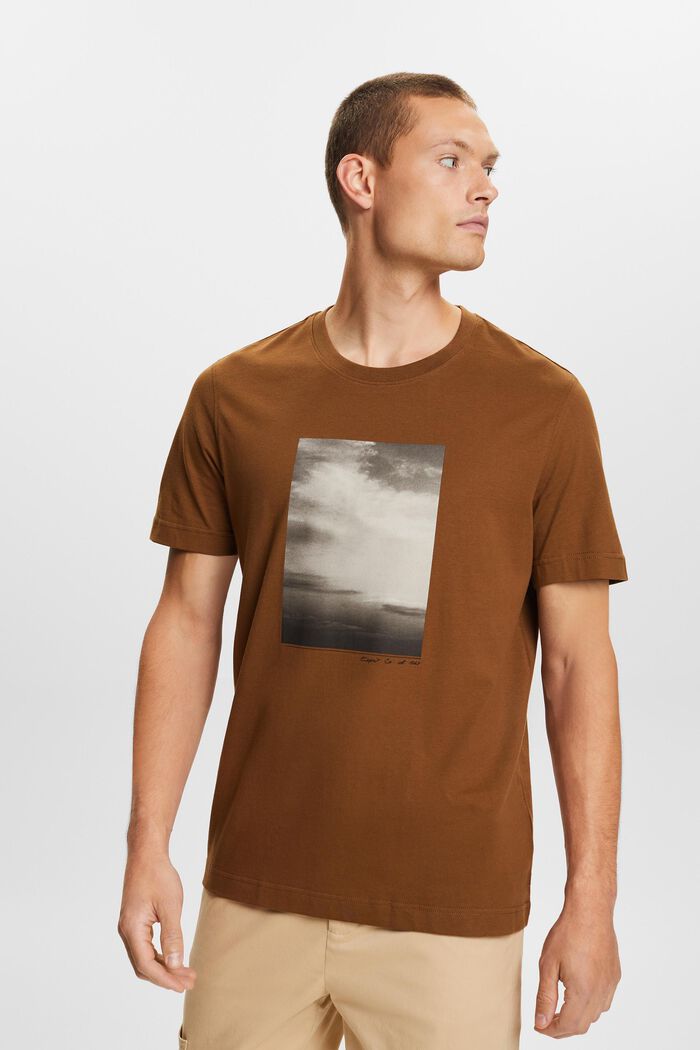T-Shirt aus Bio-Baumwolle mit Print, BARK, detail image number 2