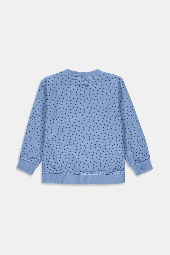 Sweatshirt mit Print, Bio-Baumwolle, BRIGHT BLUE, detail image number 1