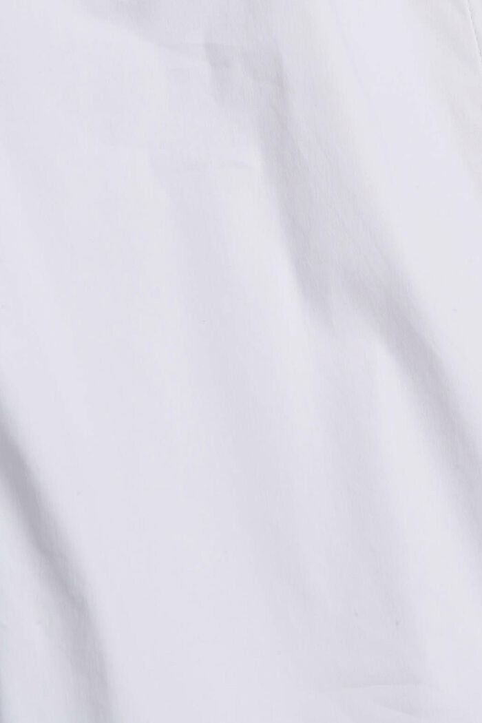 Taillierte Stretch-Hemdbluse, WHITE, detail image number 4