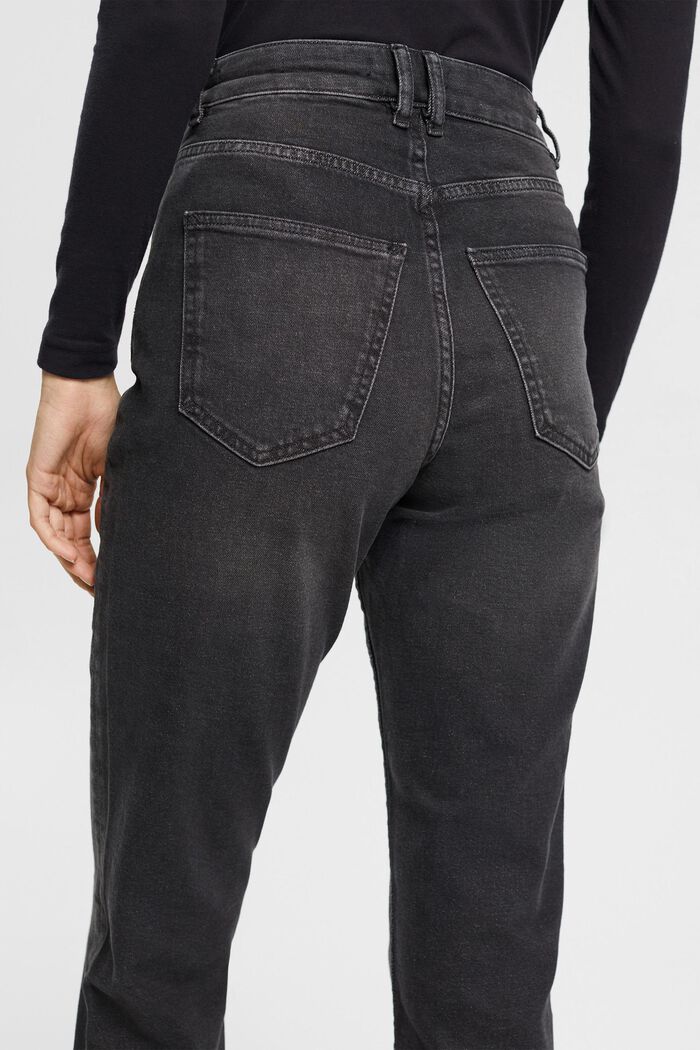 Stretchige Cropped Jeans im 90er-Look, BLACK DARK WASHED, detail image number 4
