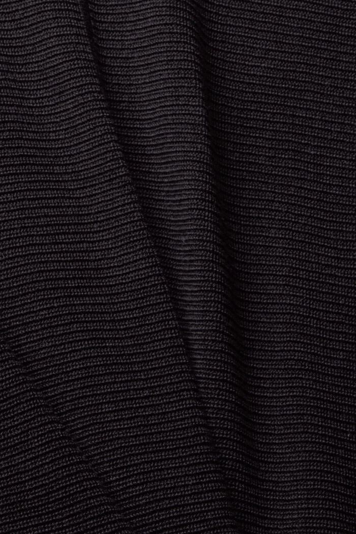 Pullover mit U-Boot-Ausschnitt aus TENCEL™-Mix, BLACK, detail image number 1