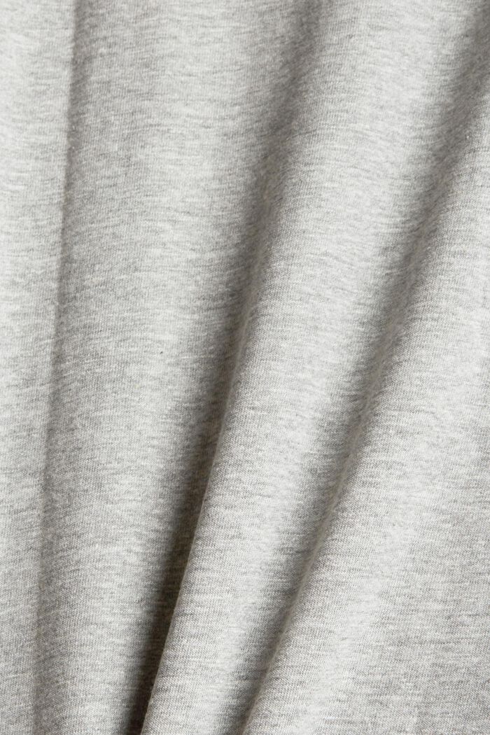 Jersey-T-Shirt mit großem Frontprint, MEDIUM GREY, detail image number 3