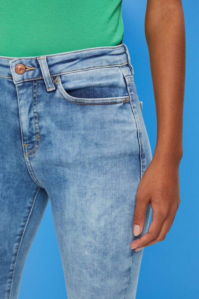 Stretch-Jeans mit Skinny-Fit, BLUE LIGHT WASHED, detail image number 2