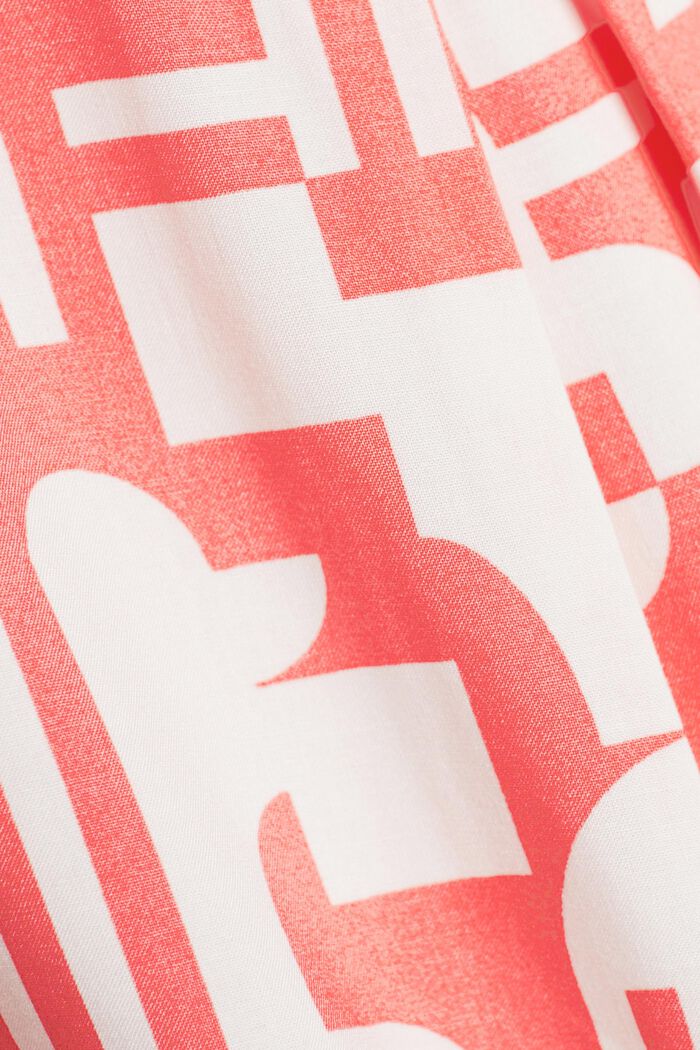 Cropped Pyjama-Hose aus LENZING™ ECOVERO™, CORAL, detail image number 4