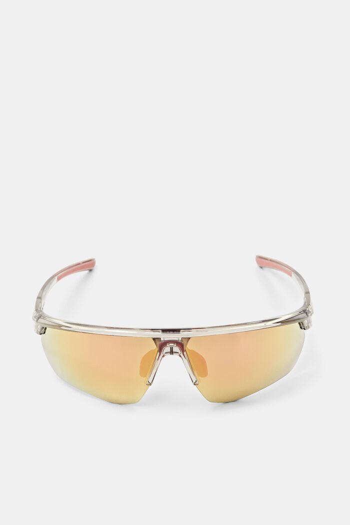 Sportive Unisex-Sonnenbrille mit Verspiegelung, GREY, detail image number 2