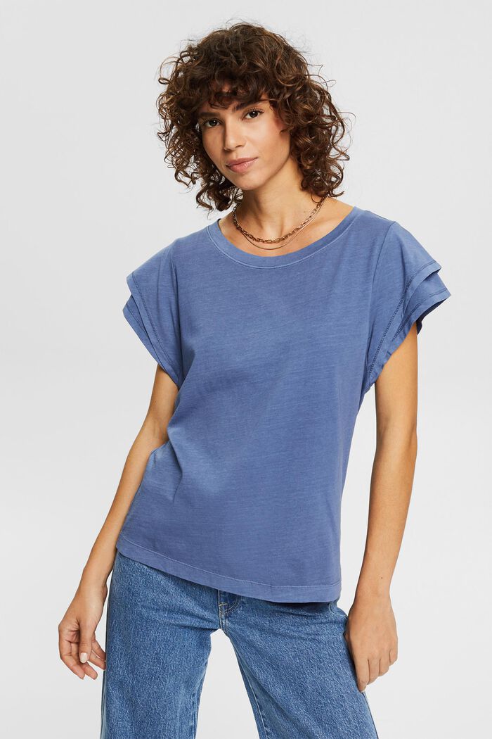 T-Shirt aus 100% Organic Cotton, BLUE LAVENDER, detail image number 0