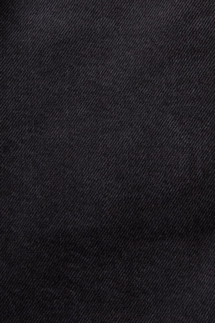 Jeans in zulaufender Passform mit mittelhohem Bund, BLACK DARK WASHED, detail image number 5