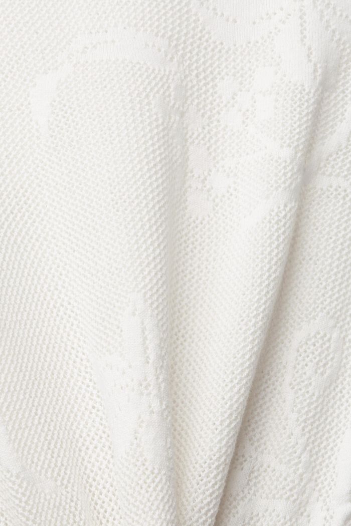 Pullover mit Blumenmuster, OFF WHITE, detail image number 4