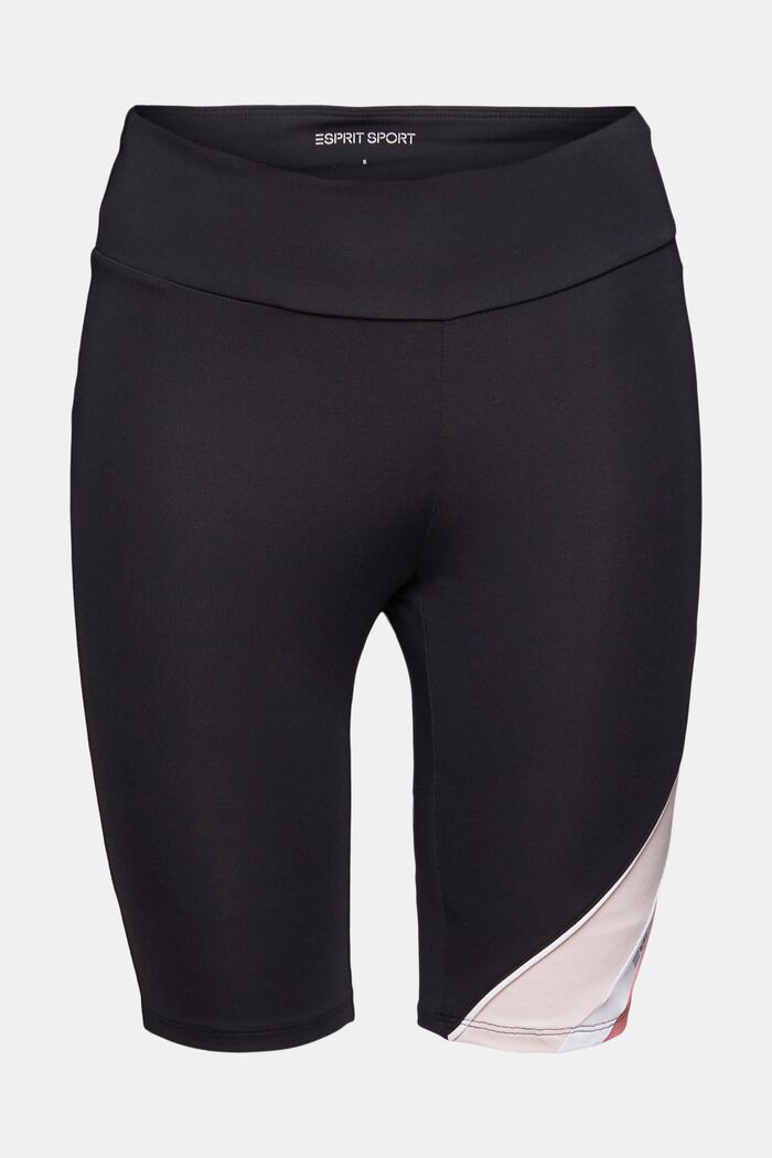Recycelt: Radler-Shorts mit E-Dry, BLACK, detail image number 7