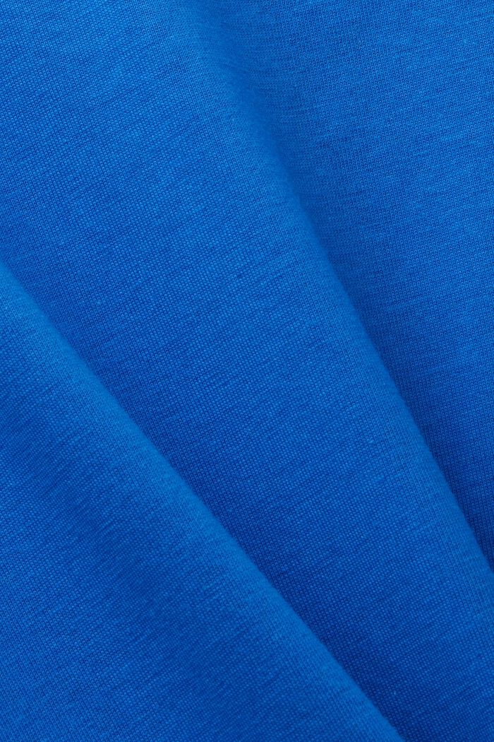 CURVY T-Shirt mit Print vorne, 100 % Baumwolle, BRIGHT BLUE, detail image number 4