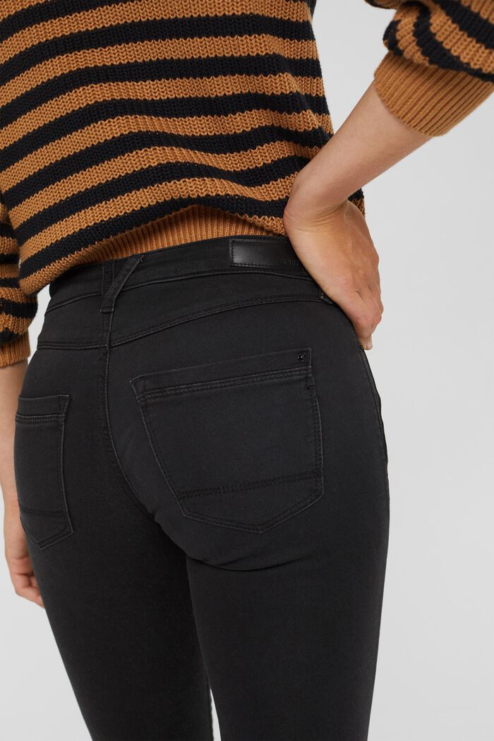 Black-Denim Jeans in bequemer Jogg-Qualität, BLACK DARK WASHED, detail image number 5