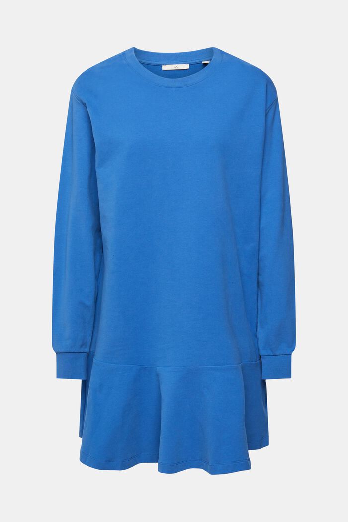 Sweatshirtkleid in Minilänge, BLUE, detail image number 6