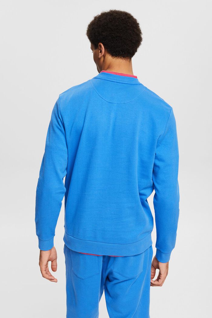 Sweatshirt mit kleiner Motiv-Stickerei, BRIGHT BLUE, detail image number 3