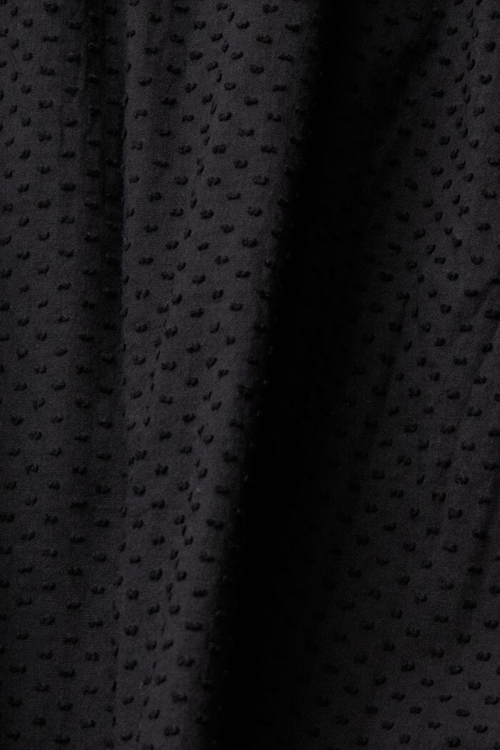 Bluse mit Dobby-Struktur, BLACK, detail image number 5